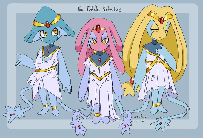 The Lake Guardians #pokemon