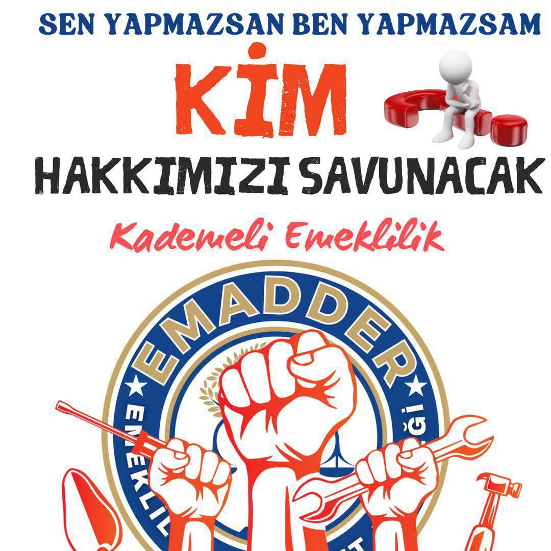 Mihriban UĞURLU ⚖️ (@mihribanugurluu) on Twitter photo Günaydın değerli <a href="/EmadDernegi/">EMEKLİLİKTE ADALET DERNEĞİ ⚖️</a> yılın son haftası‼️
Yeni sene bambaşka olacak hem iktidar hem muhalefet erken seçim için sinyalleri veriyor. 2025 baskıyı çokça yaptığımız bir sene olmalı‼️
Haklarımıza kavuşana kadar asla vazgeçmeyeceğiz‼️‼️‼️
#YeniYıldaKademe Günaydın değerli <a href="/EmadDernegi/">EMEKLİLİKTE ADALET DERNEĞİ ⚖️</a> yılın son haftası‼️
Yeni sene bambaşka olacak hem iktidar hem muhalefet erken seçim için sinyalleri veriyor. 2025 baskıyı çokça yaptığımız bir sene olmalı‼️
Haklarımıza kavuşana kadar asla vazgeçmeyeceğiz‼️‼️‼️
#YeniYıldaKademe