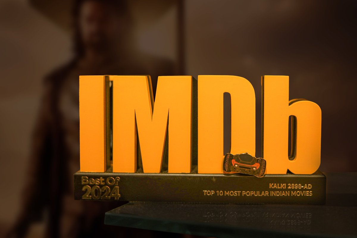 Vyjayanthi Movies (@vyjayanthifilms) on Twitter photo This moment is a celebration of your love for #Kalki2898AD ❤️🙏🏻
We are truly elated to be ranked No.1 among the Most Popular Indian Movies of 2024 by <a href="/IMDb_in/">IMDb India</a>.
<a href="/SrBachchan/">Amitabh Bachchan</a> <a href="/ikamalhaasan/">Kamal Haasan</a> #Prabhas <a href="/deepikapadukone/">Deepika Padukone</a> <a href="/nagashwin7/">Nag Ashwin</a> <a href="/DishPatani/">Disha Patani</a> <a href="/Music_Santhosh/">Santhosh Narayanan</a> <a href="/VyjayanthiFilms/">Vyjayanthi Movies</a> This moment is a celebration of your love for #Kalki2898AD ❤️🙏🏻
We are truly elated to be ranked No.1 among the Most Popular Indian Movies of 2024 by <a href="/IMDb_in/">IMDb India</a>.
<a href="/SrBachchan/">Amitabh Bachchan</a> <a href="/ikamalhaasan/">Kamal Haasan</a> #Prabhas <a href="/deepikapadukone/">Deepika Padukone</a> <a href="/nagashwin7/">Nag Ashwin</a> <a href="/DishPatani/">Disha Patani</a> <a href="/Music_Santhosh/">Santhosh Narayanan</a> <a href="/VyjayanthiFilms/">Vyjayanthi Movies</a>