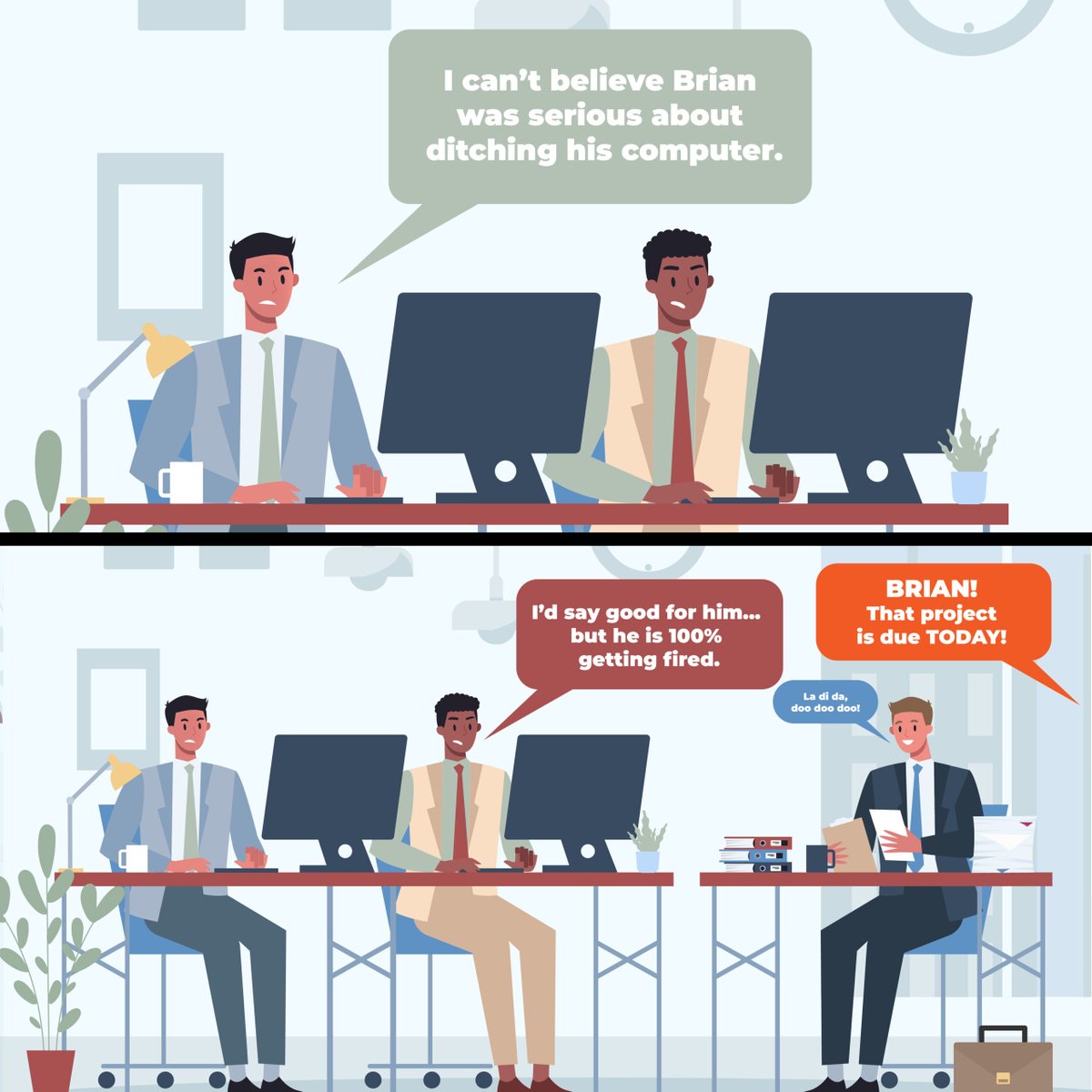 AlanMcBurney's tweet image. Do you ever feel like you just want to rip your computer out and go back to paper and pencil? If so, it might be time to give us a call!

#AccountingTech #FutureOfAccounting #TechForAccountants #AccountantLife #FirmSupport #TechUpgrades #AccountingSolutions #BusinessTech #Account