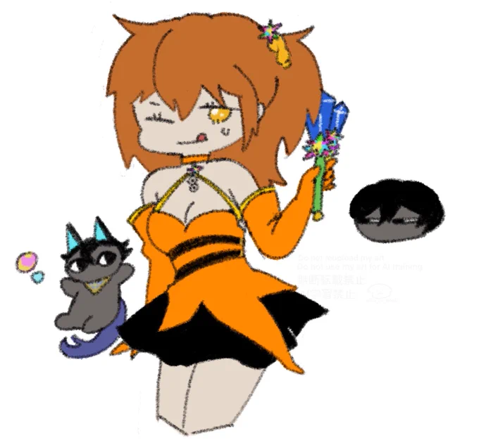 魔法少女カルデアムーンとサジニャン 