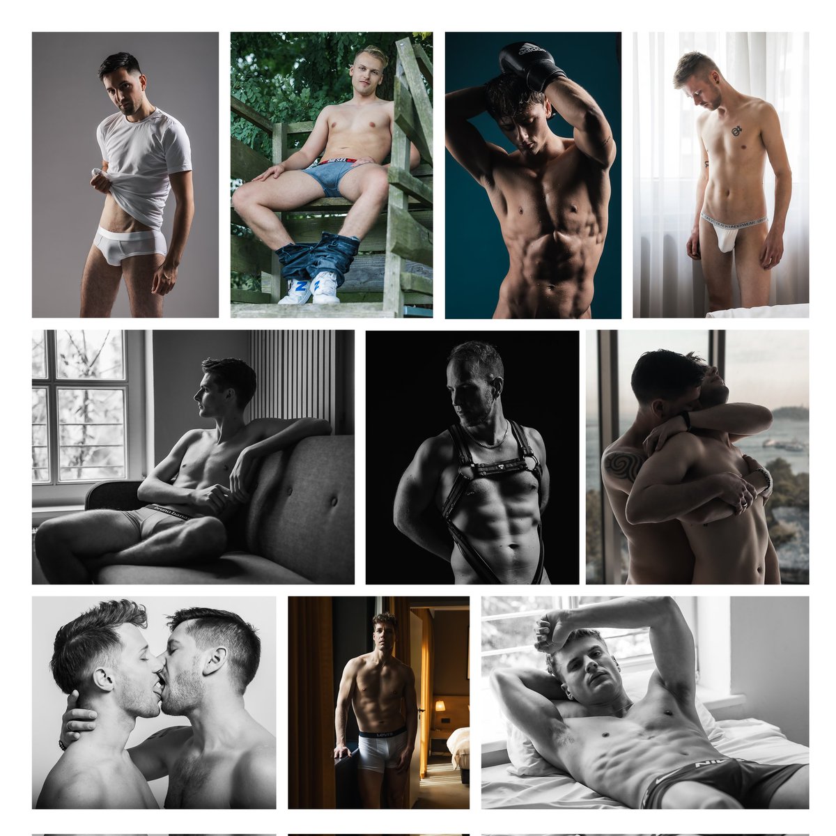 This is now the final part of my short review of 2024 with my MaleBook models. There were 9 MaleBooks in 2024.

Thank you!  I wish you all the best for 2025.

MODELS: Martin, Sven, Ferdi, Yannik, Colin, Andreas, TIL &amp; Tobi, Gernot, Luke
📷 berlinblick.com