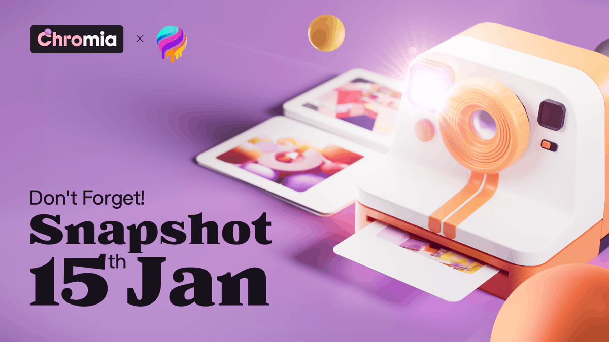 Want to qualify for the <a href="/colorpool_xyz/">ColorPool</a> #snapshot and be part of their upcoming #airdrop?

Remember to stake your $CHR on #Chromia mainnet by Jan 15th. 

Need some help? This article explains how:
blog.chromia.com/native-chr-and…