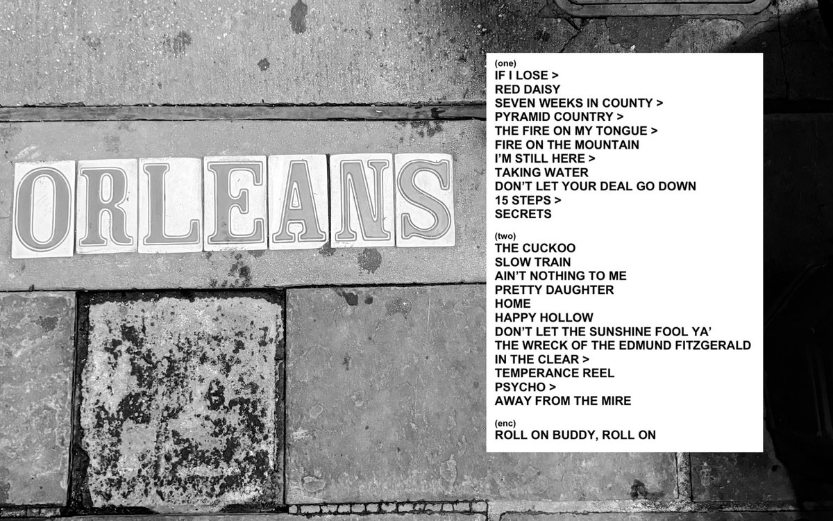 BillyStrings's tweet image. 12.29.24 | New Orleans, LA 🃏