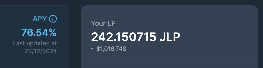 kream23's tweet photo. Is it true that JLP on @JupiterExchange gives 70% APY? No, it's really 20%. https://t.co/IH4o1MdbBN
