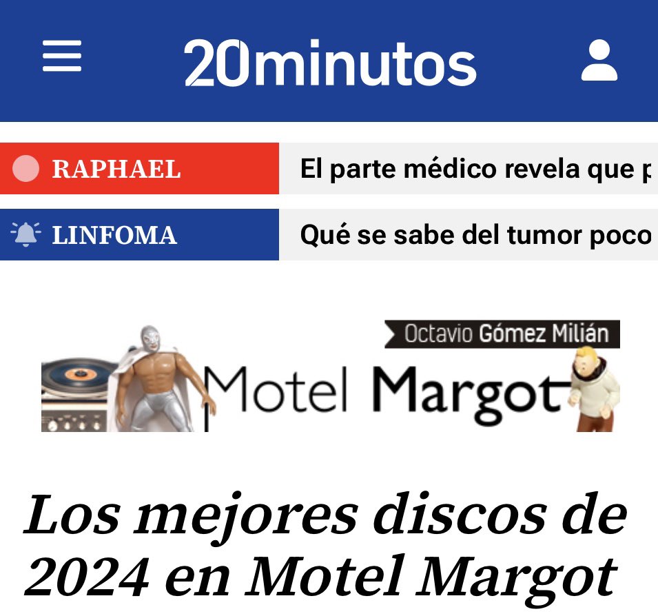 #LõBISON en los 20 discos del año de #20minutos <a href="/20m/">20minutos.es</a> dentro del espacio musical de @motelmargot. Salud!

Artículo sobre el disco👉 blogs.20minutos.es/motel-margot/2…