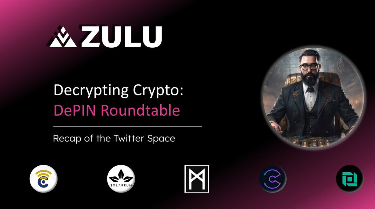 Want to know why #DePIN is becoming mainstream? 🧐⏫

Our summary of the Decrypting Crypto AMA with the Crypto Professor <a href="/TheCryptoProfes/">The Crypto Professor</a> is up! Featuring guests from <a href="/SolareumChain/">Solareum</a> , <a href="/conduitxyz/">Conduit</a> , <a href="/AukiNetwork/">Follow @Auki</a> , <a href="/wicrypt/">Wicrypt</a> , and <a href="/functionland/">Functionland</a> 

Get all the details now🧠