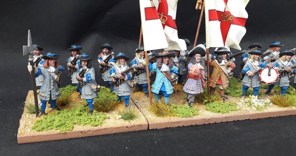 1672 Armies and Enemies of the French King Louis XIV 1665 to 1680 - The Royal English Regiment. Beautiful miniatures from our friends at <a href="/NorthStarFigs/">NorthStarFigs</a>