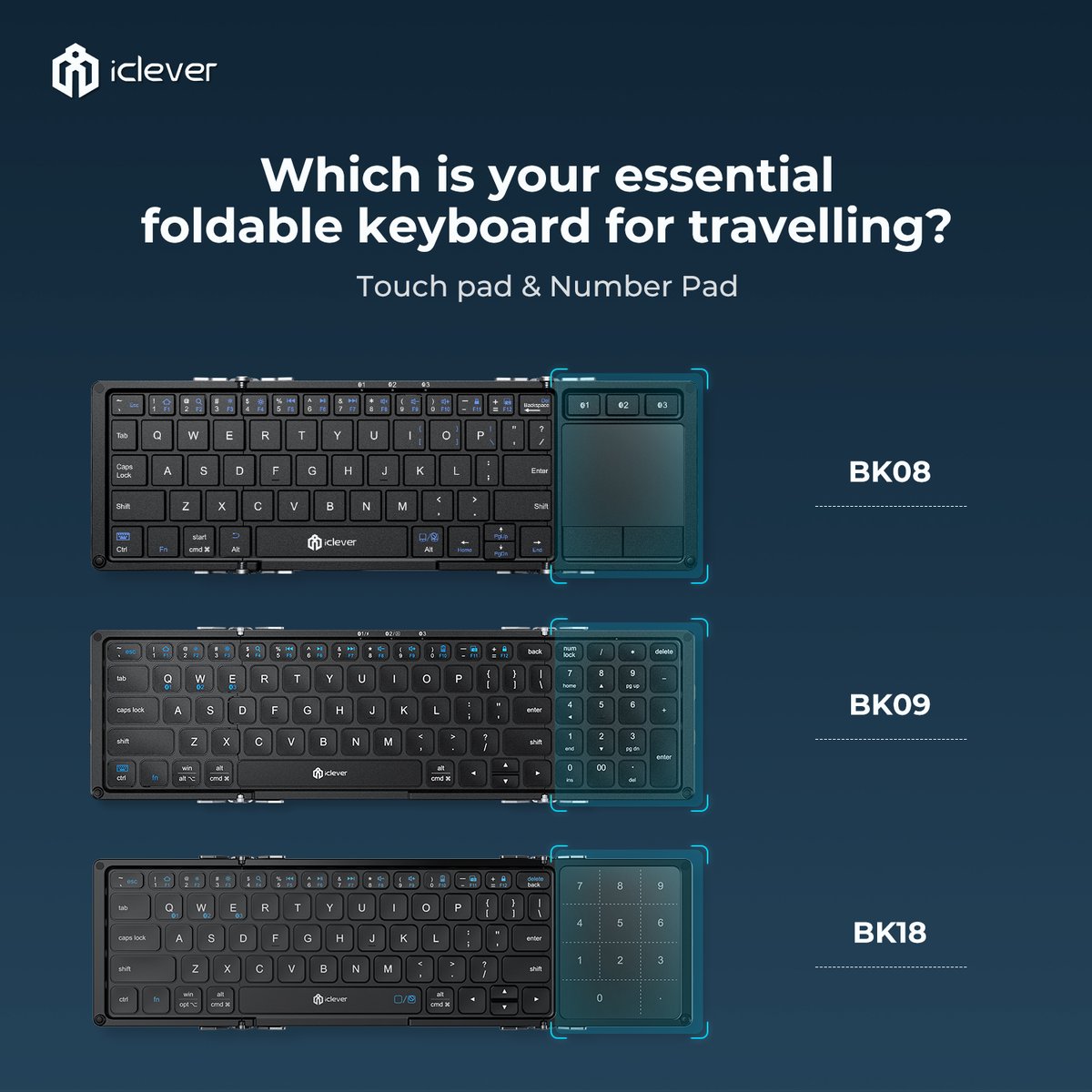 iCleverSupport's tweet photo. 🎉Start the New Year off right by picking your favorite keyboard!
✨Goodbye 2024, hello 2025!
#iCleverTech #BK08 #BK09 #BK18 #keyboard #TechEssentials #Bluetooth #desksetup #ergonomics #fyp #WirelessKeyboard #NewYear2025 https://t.co/nfazO4kN7T