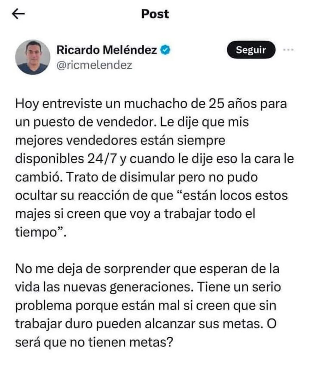 amigafreelance's tweet photo. Ahora la meta del pobre muchacho tiene que ser trabajar 24/7 JAJAJA https://t.co/qLMhh4sAvv