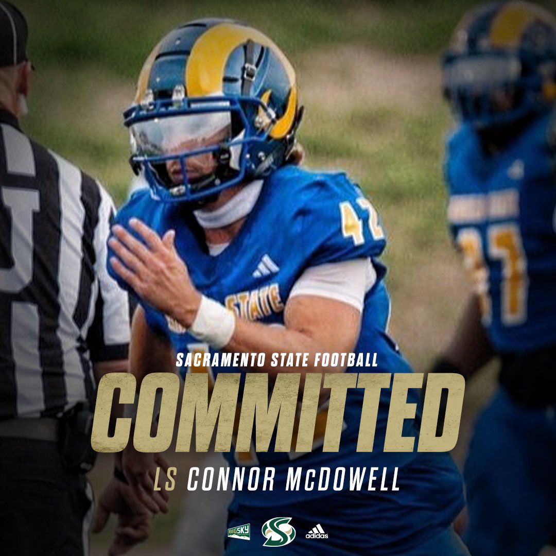 Absolutely blessed to say I have committed to play football and further my education at Sacramento State. I want to personally thank <a href="/Coach_R_Wenger/">Rob Wenger</a> and <a href="/BrennanMarion4/">Coach Marion</a> for the opportunity, as well as <a href="/GP_Recruiting/">GamePlan Recruiting</a>. 

#GoGoSacramento 
#StingersUp
