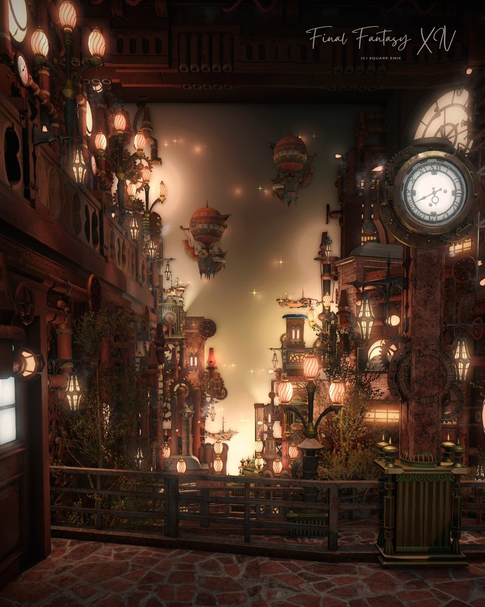 sieastray's tweet image. スチームパンクシティ
    
#NoraSieHousing 
#FF14ハウジング #FF14スタジオ