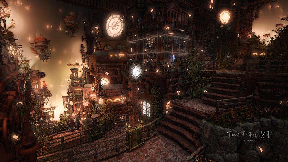 sieastray's tweet image. スチームパンクシティ
    
#NoraSieHousing 
#FF14ハウジング #FF14スタジオ