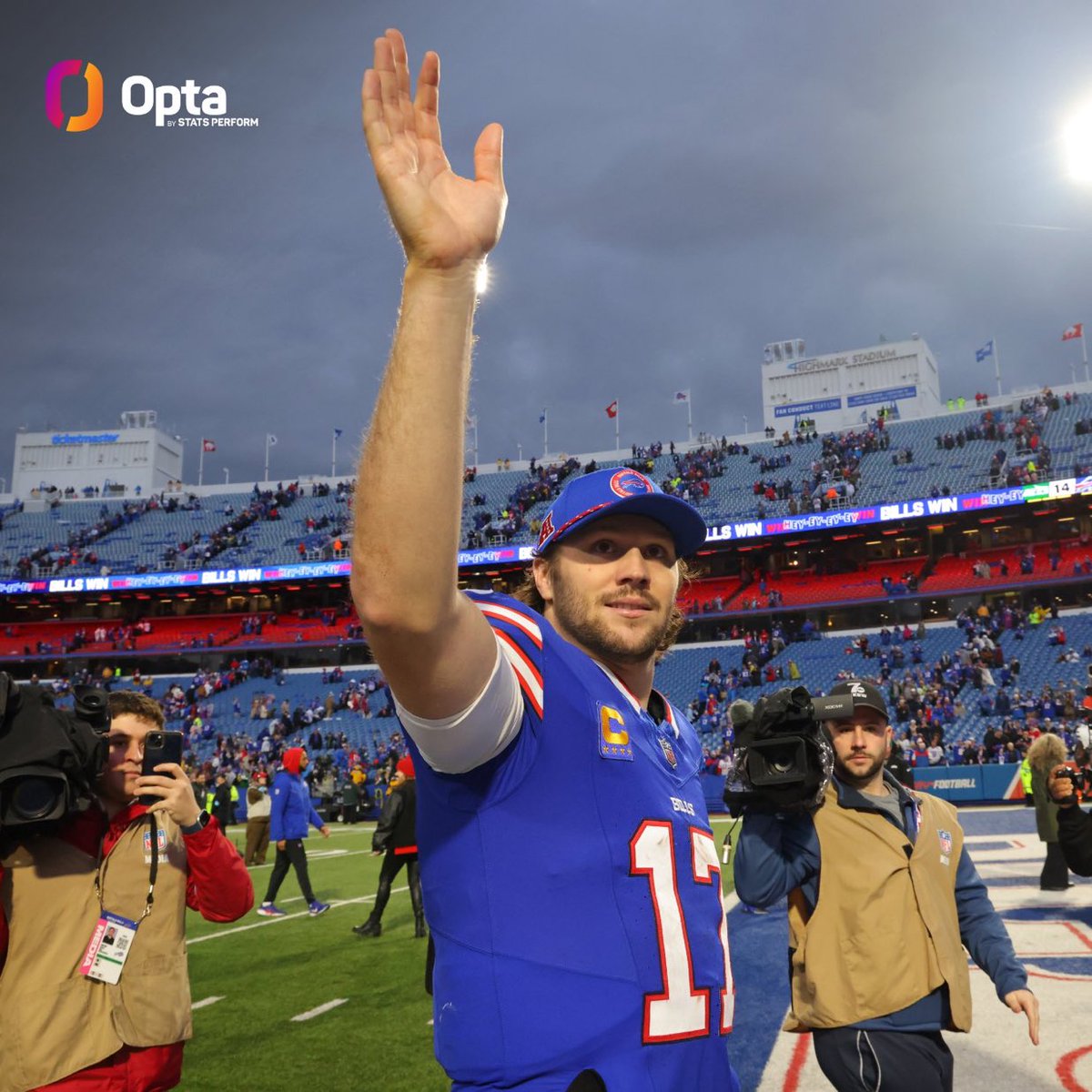 INSANE: JOSH ALLEN IS THE ONLY QB IN NFL HISTORY TO HAVE A SEASON WITH…

300+ completions
400+ rushing yards
40+ total touchdowns
5+ rush TDs
Division title

HE DID IT IN 2020, 2021, 2022, 2023, AND 2024.

JOSH HAS DONE THIS 5 TIMES. EVERYONE HAS DONE IT ZERO TIMES.

(Via Opta)