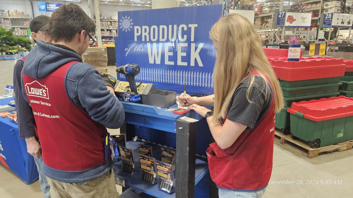 Jason Hunt (@huntjasonr) on Twitter photo Associates are fascinated with the Speedout screw extractor at Lowe's 1123 <a href="/JBBailey88/">James Bailey</a> <a href="/kennygrimsley/">Kenny Grimsley</a> <a href="/BenitoKomadina/">Benito.Komadina@Lowes</a> <a href="/jmmoore721/">Jeremy Moore</a> <a href="/SabrinaWireman1/">Sabrina Wireman</a> #r1demos Associates are fascinated with the Speedout screw extractor at Lowe's 1123 <a href="/JBBailey88/">James Bailey</a> <a href="/kennygrimsley/">Kenny Grimsley</a> <a href="/BenitoKomadina/">Benito.Komadina@Lowes</a> <a href="/jmmoore721/">Jeremy Moore</a> <a href="/SabrinaWireman1/">Sabrina Wireman</a> #r1demos