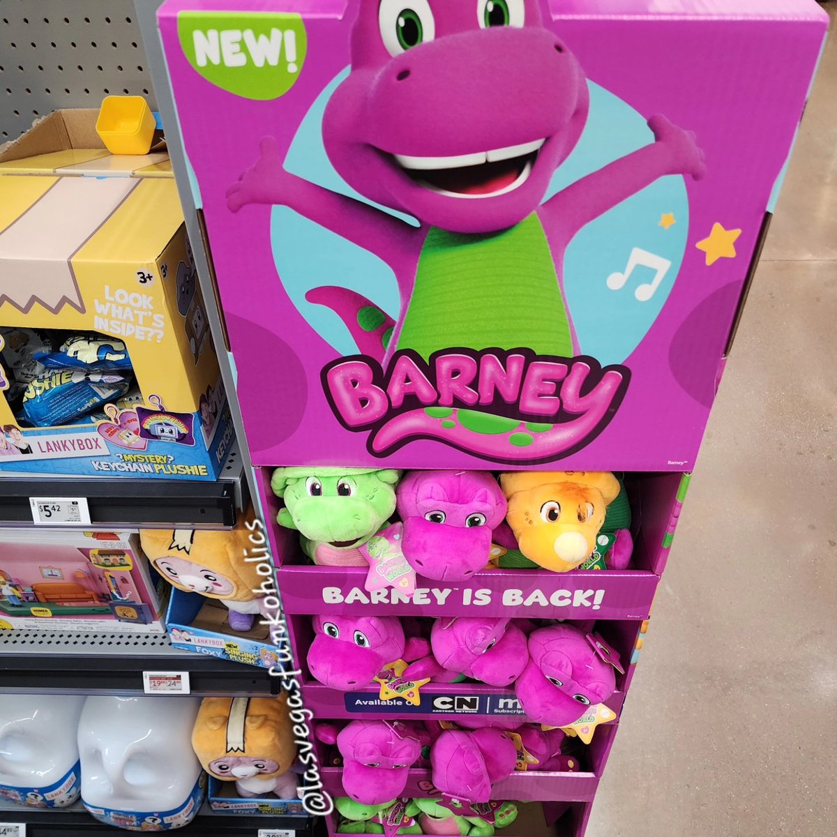 LVFunkoholics's tweet photo. Spotted @Walmart Barney's World Plush.
#Plush #barney #barneysworld #barney #plushiesofinstagram #plushies #Toys #walmartfind #toystagram #toy https://t.co/TnhNranpql