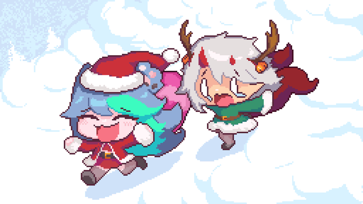 AHHHHHHHH happy holidays everyone! stay safe!

#pixelart #aseprite
