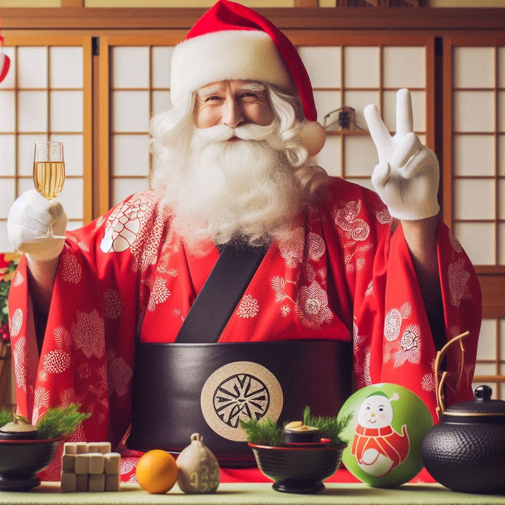 日本の年末年始は忙しすぎるので、もうクリスマスと正月は融合させてはどうか
#ImageCreator