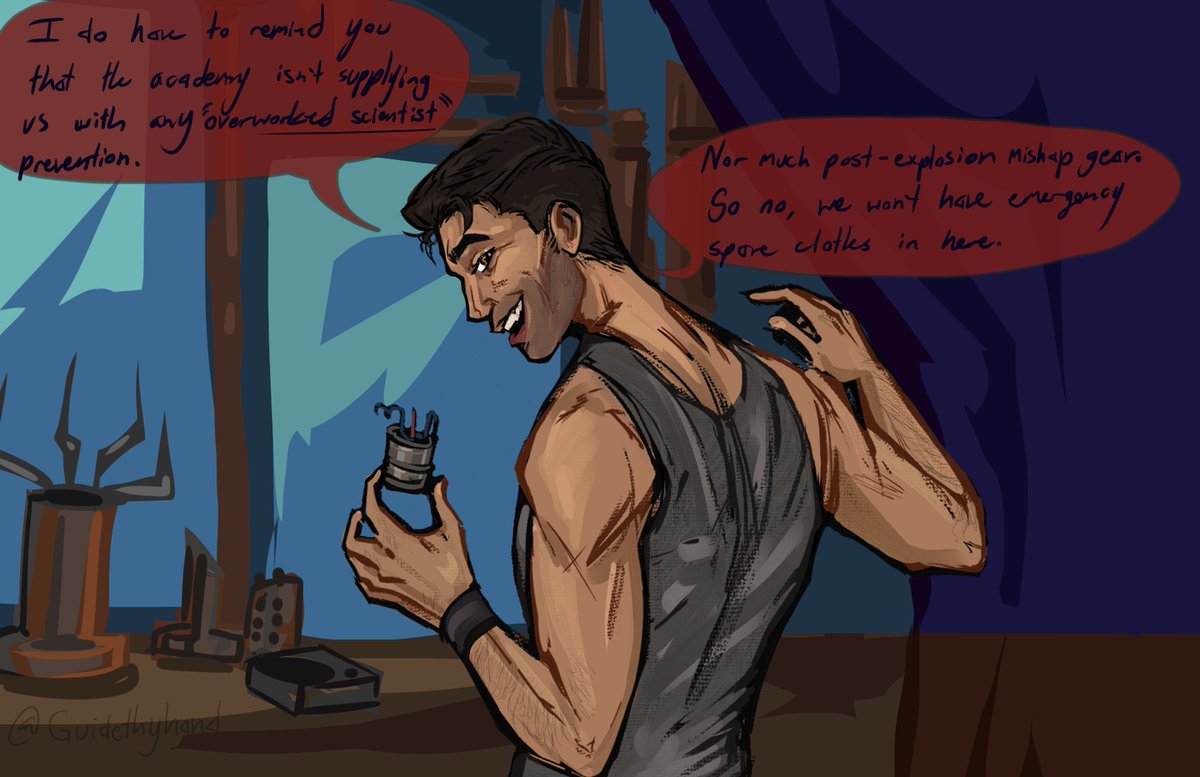 guidethyhand's tweet image. #jayvik
#viktor
#jayce
#arcane
Idk ,just some idea I thought up where they had to be naked in the lab and Viktors shy about it for one reason or another LMAO , I JUST DREW IT GOOD SO , HUZZAH...