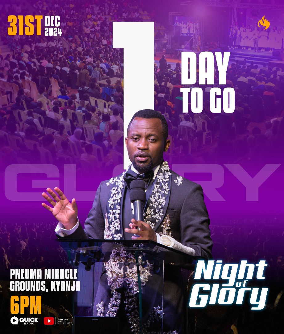 PBKagyezi's tweet photo. We are closer to the Night of glory than ever! 
Prepare and get ready for a life-transforming experience. #TheUnforgettableExperience24 https://t.co/Urxn5EAlsP