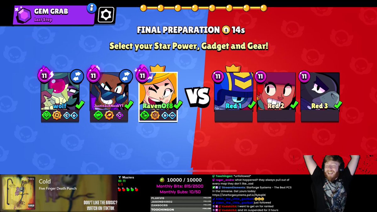 RavenOf8's tweet image. The moment we hit 10000 followers on twitch, thank you guys for all the support over the 7 (yes 7 years) we have been streaming. You guys mean more than you could ever imagine to me. I have a celebration planned towards my birthday in January!
#BrawlStars #TwitchStreamer #10k