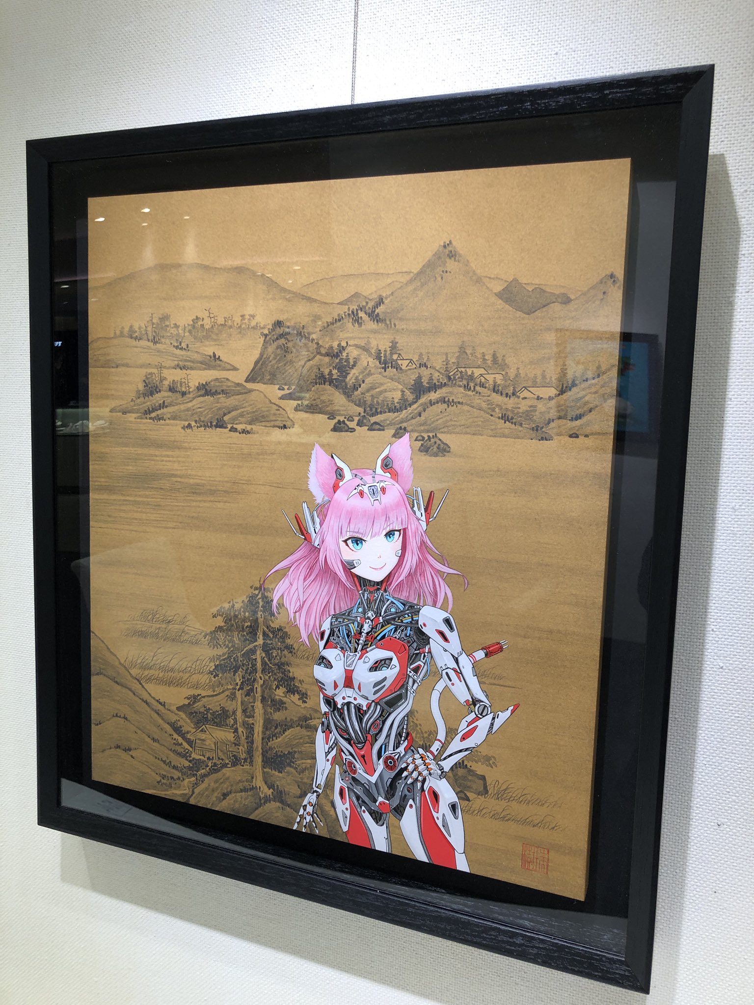 阿部盛有、【燦（17年前のある一刻）】、希少な額装用画集より