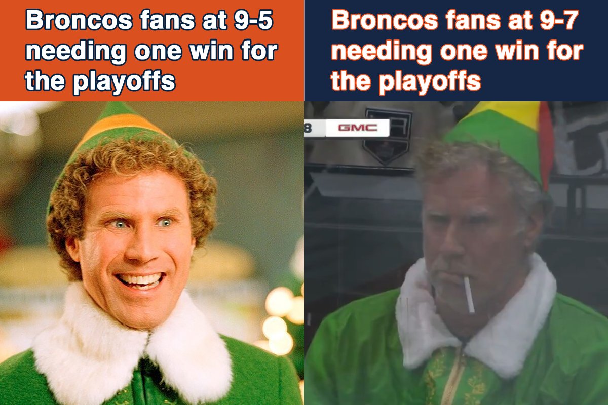 A lot can change in two weeks in #BroncosCountry ...