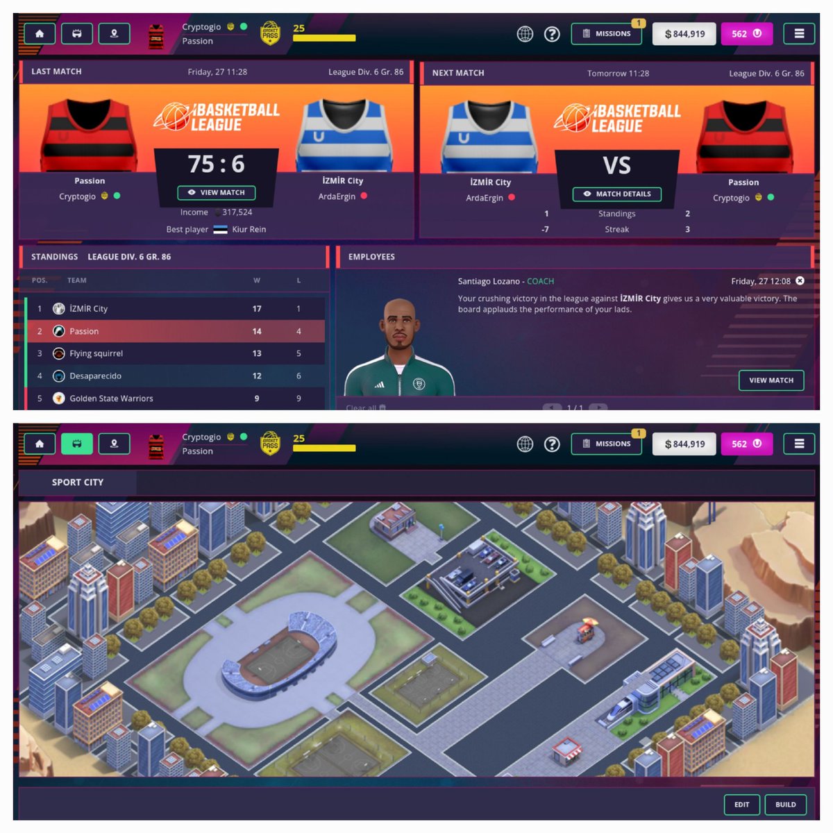 CryptoGi0's tweet photo. Bring some Kongs over here, would be sick right 👀😄 @RumbleKongs @ibasketmanager

- Finally won from the No.1🥳
- Need to win next match today 📊
- New Station, Office, Parking Lot 💵

https://t.co/DmUlXjkUYI

Still aiming for that 1st position😆🎓
#RKL #IBM3 #Web3 #League #P2E https://t.co/iZgyjr3PnS