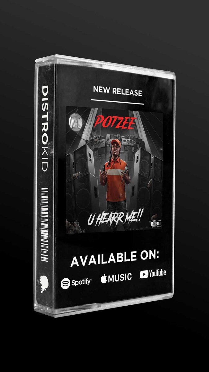 Potzee's tweet image. Check out my newest project #UHEARRME!! Available on all platforms RIGHT NOW!!!