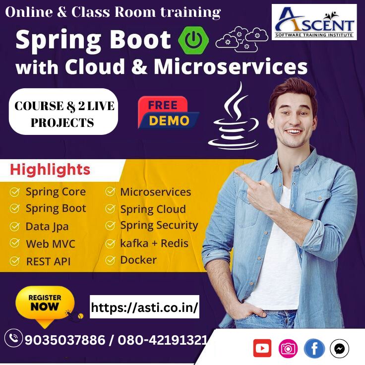 astidigital2024's tweet image. Master Spring Boot with Cloud in 2025! 🌟
📢 New Year Special Offer: Get 20% OFF on course fees!
📞 Contact Us:
📱 +91-9035037886
☎️ 080-42191321
🌐 Visit: asti.co.in
#SpringBootCertification #CloudCertification #SpringBootTraining #CloudDevelopment