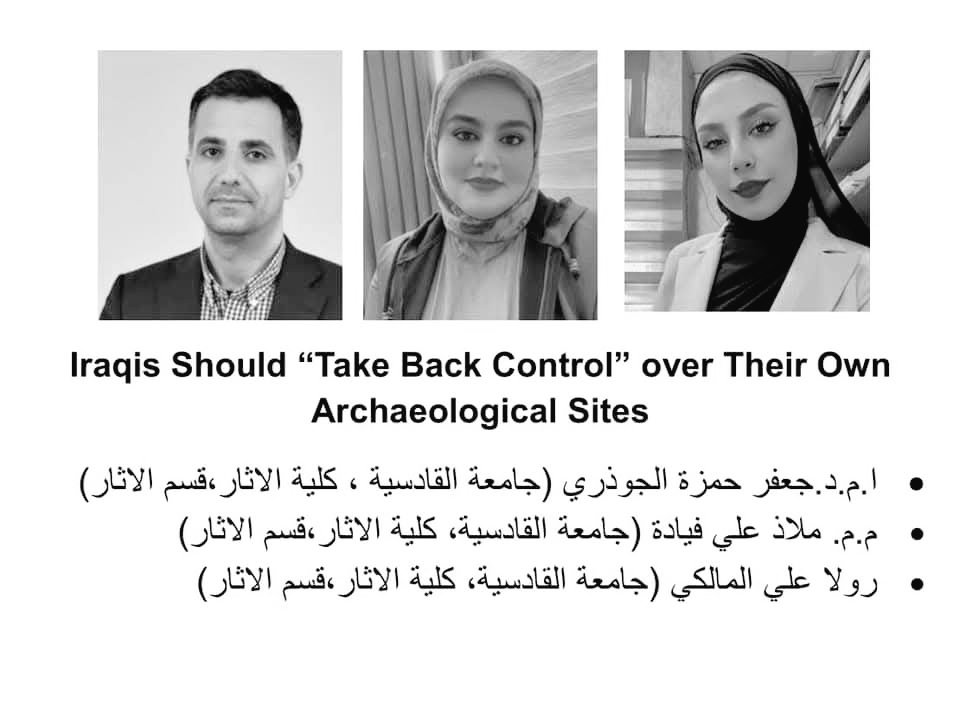 Jaafar Jotheri جعفر الجوذري (@jaafarjotheri) on Twitter photo The young Iraqi archaeologists, such as <a href="/malathali16/">Malath Feadha</a> and <a href="/AlmalikiRo56211/">Rola Almaliki</a>, are working, in a constructive way, on #decolonising the Iraqi #heritage.
Many thanks to <a href="/ClaudiaGlatz/">Claudia Glatz</a> for getting the local Iraqi voices heard.
To read our comments:
journals.uchicago.edu/doi/10.1086/73… The young Iraqi archaeologists, such as <a href="/malathali16/">Malath Feadha</a> and <a href="/AlmalikiRo56211/">Rola Almaliki</a>, are working, in a constructive way, on #decolonising the Iraqi #heritage.
Many thanks to <a href="/ClaudiaGlatz/">Claudia Glatz</a> for getting the local Iraqi voices heard.
To read our comments:
journals.uchicago.edu/doi/10.1086/73…