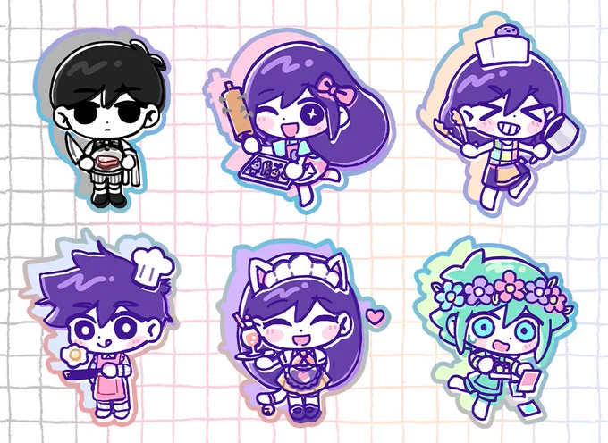 I helped with some omori collab art this year!grateful for the fun opportunities ≡_(ゝヽε:)ノ#OMORI 