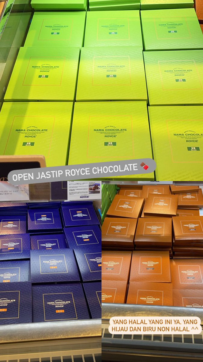 OPEN JASTIP ROYCE CHOCOLATE. 
ready di indo tanggal 17-18 january ya. harganya 220k (belum termasuk ongkir), dikirim dari depok. kalo beli langsung di web royce indo nya 298k guysss. ayoo yang mauu #zonajajan #zonauang #zonabu