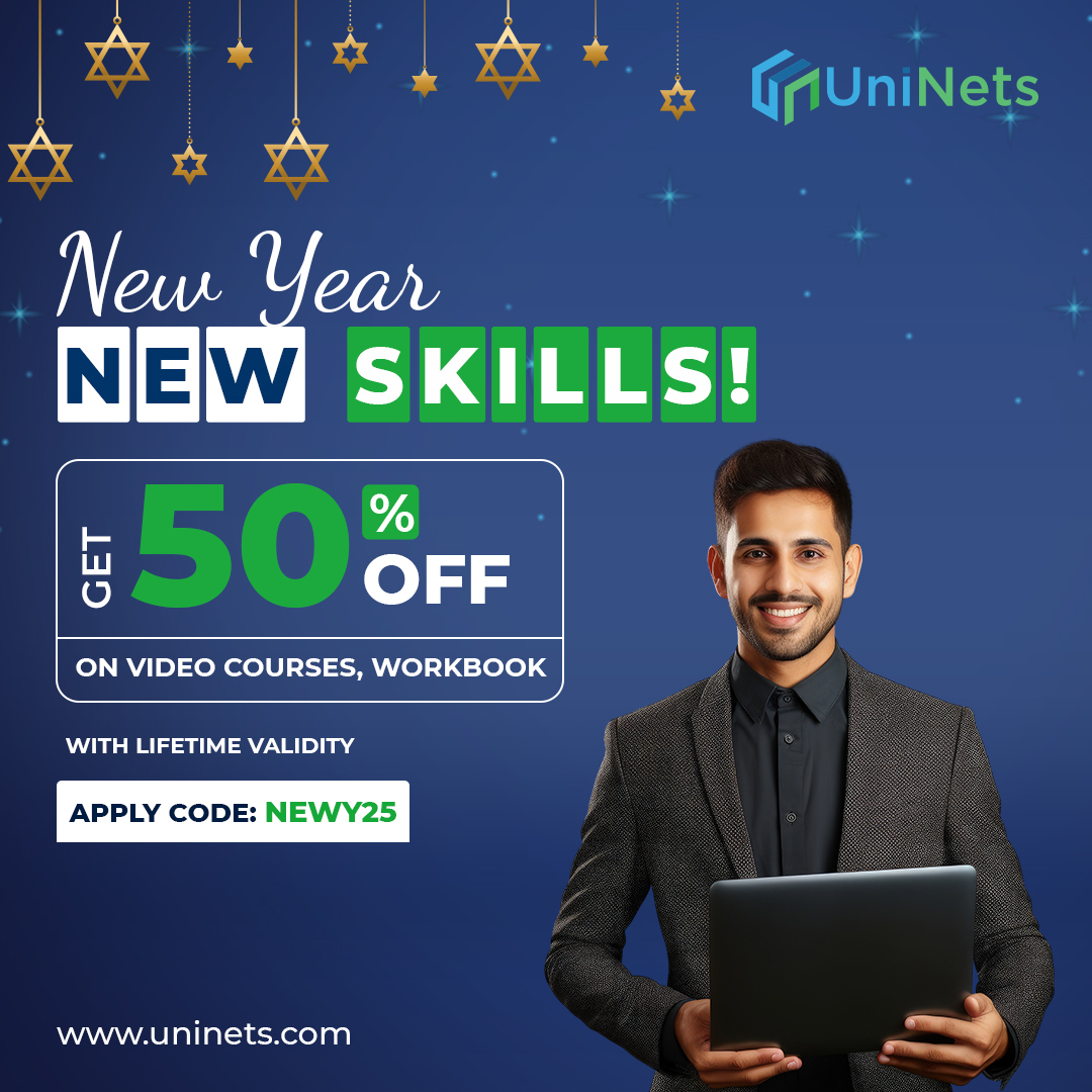 uninets53's tweet image. 📷 Kickstart 2025 with Uninets! Get 50% Off on video courses with lifetime access to videos &amp;amp; workbooks.
Use code NEWY25: Explore Now 📷 shorturl.at/ONTTD
#Uninets #NewYearSale #NetworkingTraining #ITSkills #LearnWithUninets