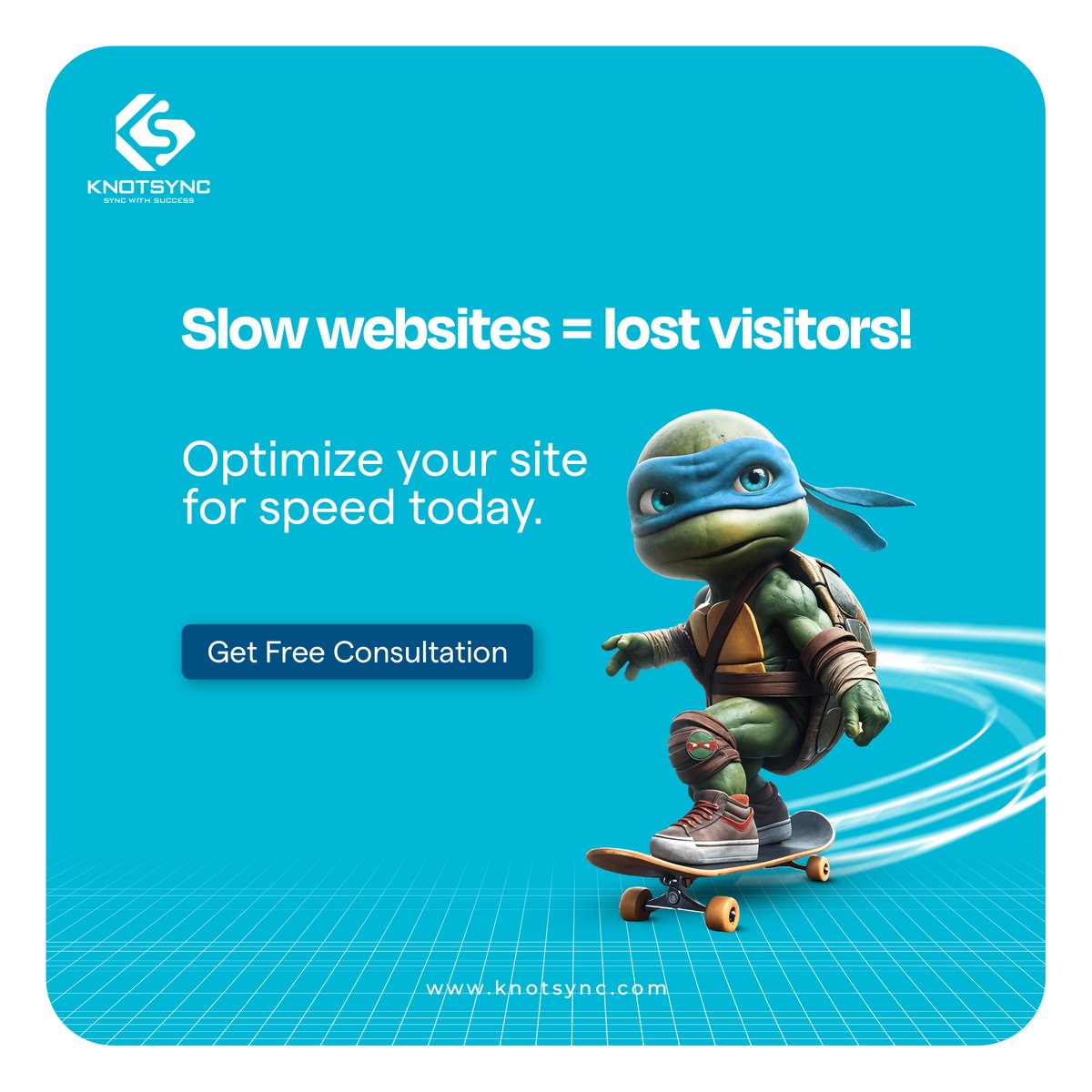 Knotsync's tweet image. Speed matters. A fast-loading website keeps users engaged and boosts conversions.

Don’t let slow load times drive customers away—optimize your site now!

knotsync.com

#knotsync #WebsiteSpeed #PageLoadTime #WebPerformance #UserExperience #TechTips  #knotsync #SEO