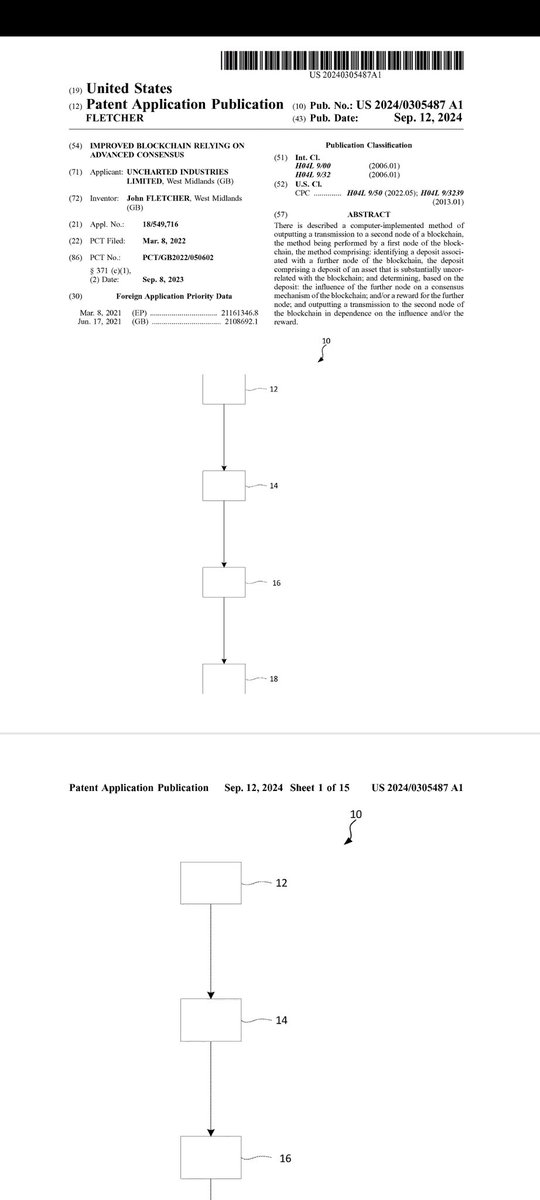 BaronofLoxley's tweet image. #algorand This is interesting. 

The guys behind Cambridge Cryptographic and The Innovation Game received a US Patent in September in which Algorand was repeatedly referenced and called an &quot;exemplary blockchain&quot;.

Check out the C-suite at The Innovation Game:

 ➡️…