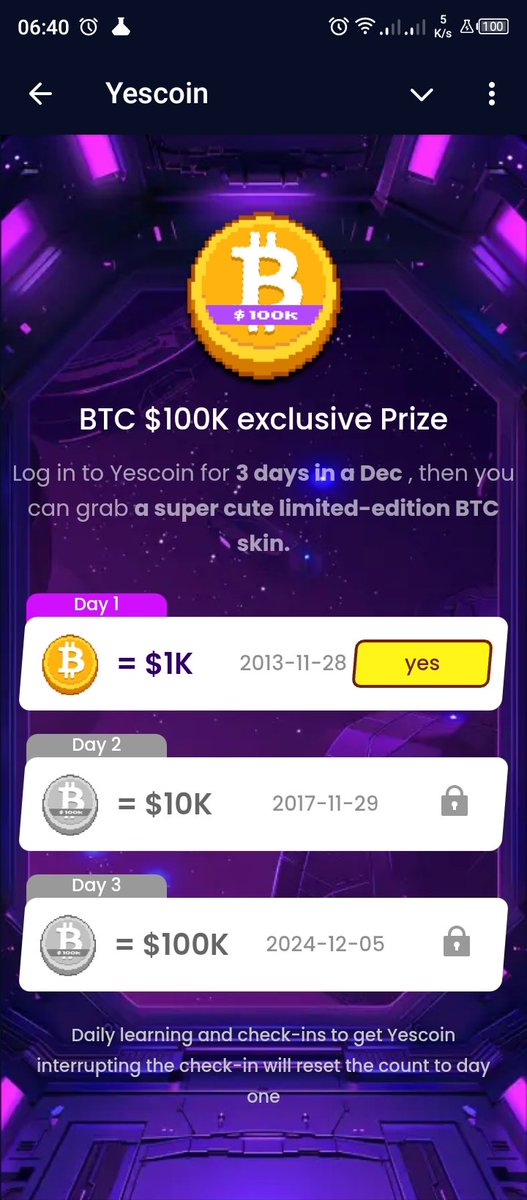 OpportunitesA's tweet photo. @Yescoin_Fam Depuis 8 jours que j'ouvre ça successivement c'est toujours calé au premier jour 🥴🤨; votre système de mise à jour est défaillant. https://t.co/pgfhYaSAyI