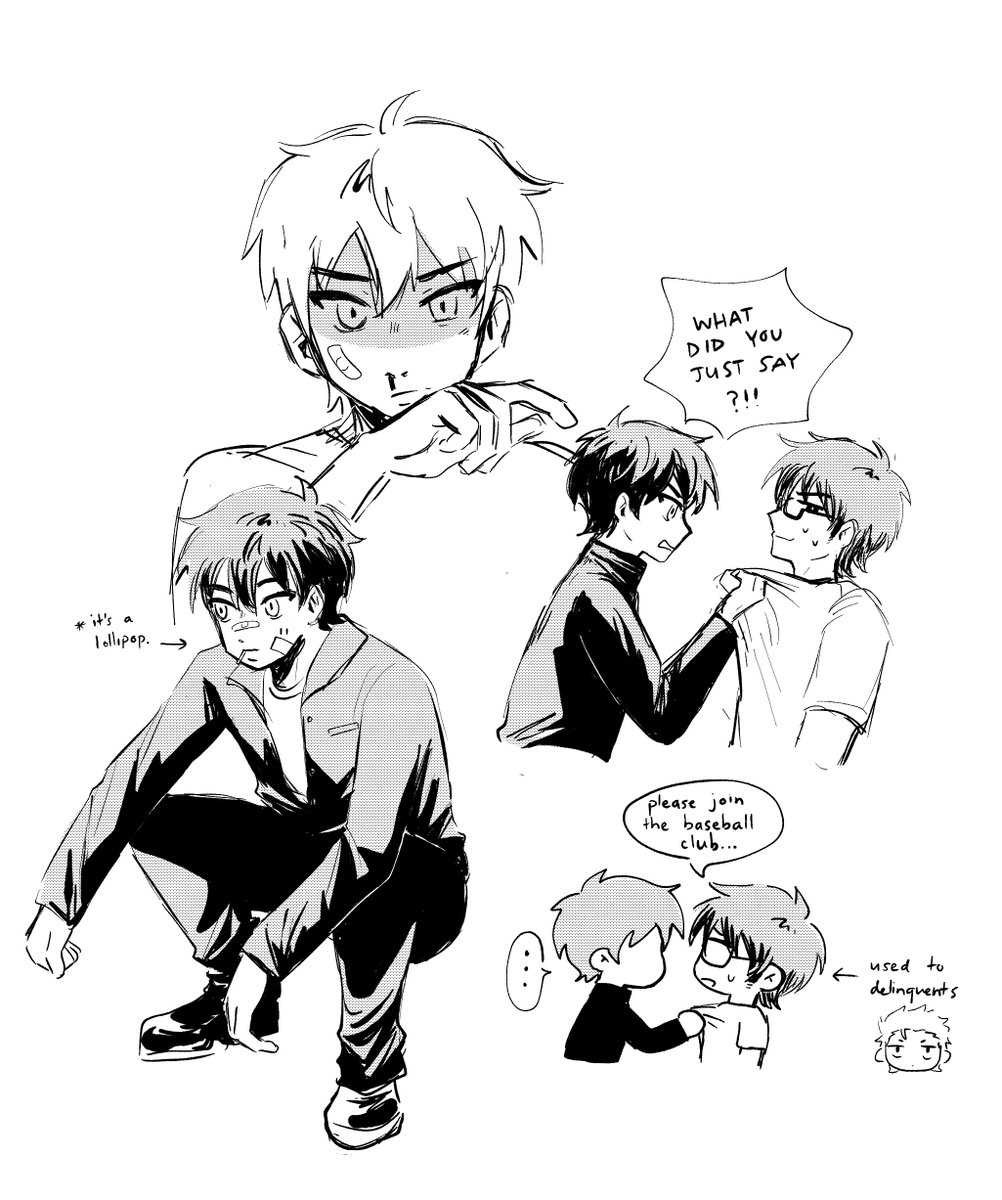 tigrbalm's tweet photo. lately ive been a little obsessed with the thought of delinquent eijun.. um um yeagh https://t.co/lGxVDXXV3q