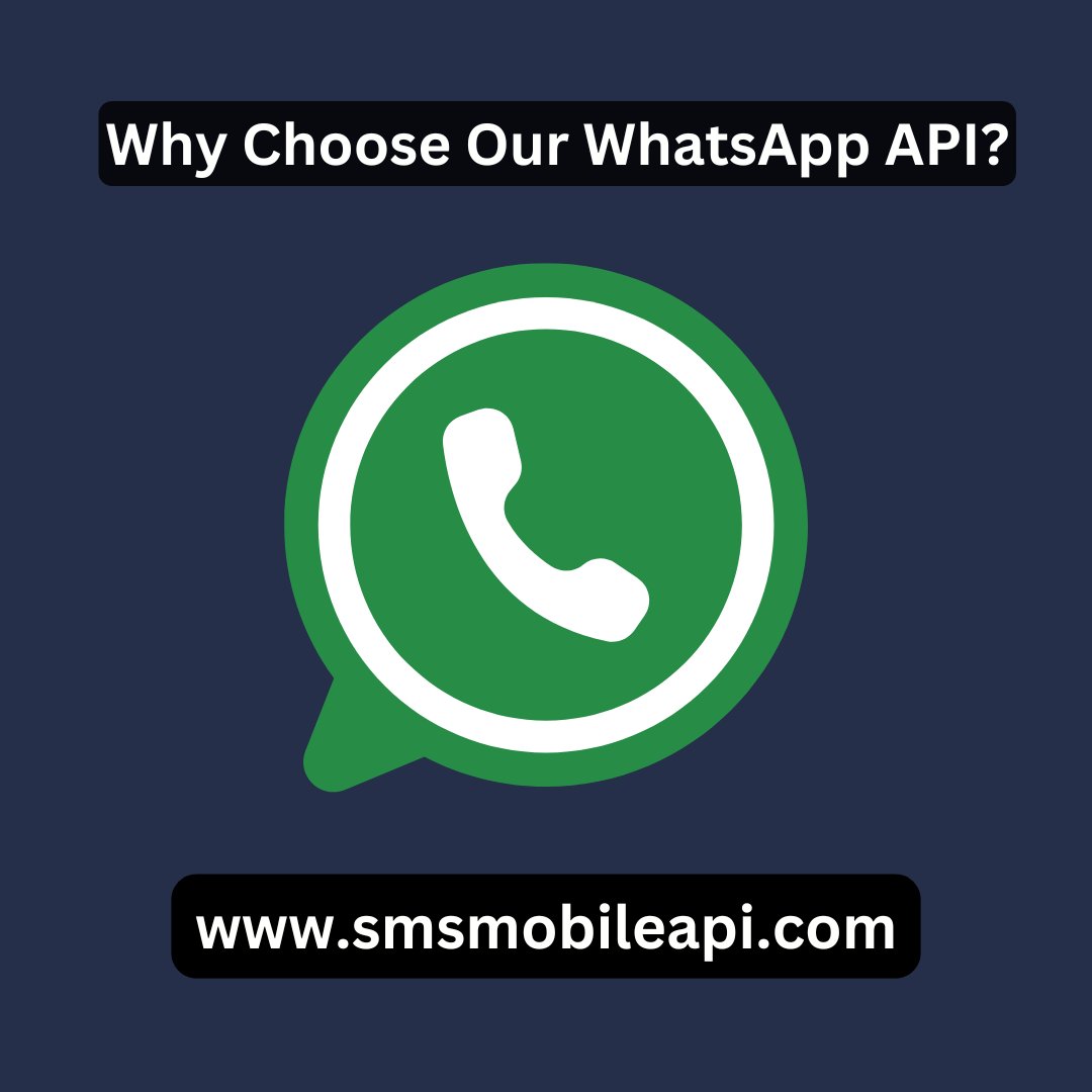 smsmobileapi's tweet image. Why Choose Our WhatsApp API?🌟
Messages sent through our API are delivered directly from your number and appear in your own WhatsApp application, maintaining full visibility and control over your communications.
#SMSMobileAPI #SMSGateway #MobileAutomation #SMSMarketing #mobile
