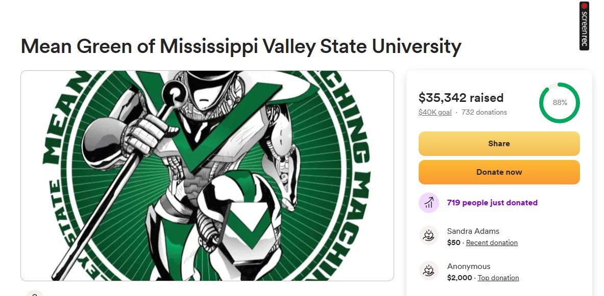 inezalbright2's tweet image. A special thank you to everyone who has donated to the Mississippi Valley State University Band, as they raise funds to perform at the Presidential Inauguration Parade.
This is the way we will fight racism, bigotry and Black Shaming moving forward; by coming together to drown…