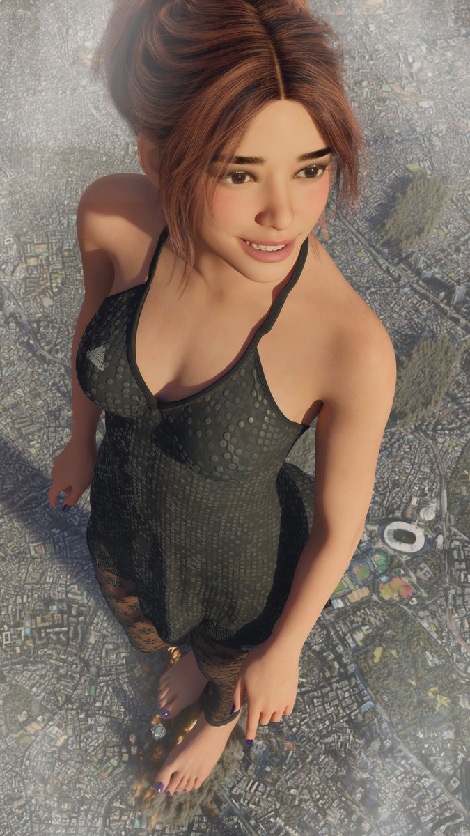 Short no longer.

#Giantess #SizeTwitter