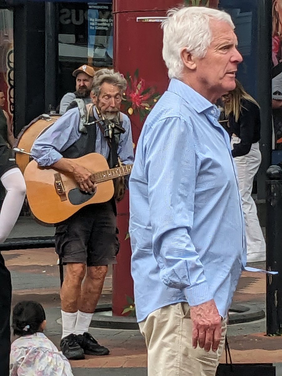 RobBraslin's tweet image. I asked the one man band man in my town if I could have a go at his set up and he said "it's still my curse, your time will come"