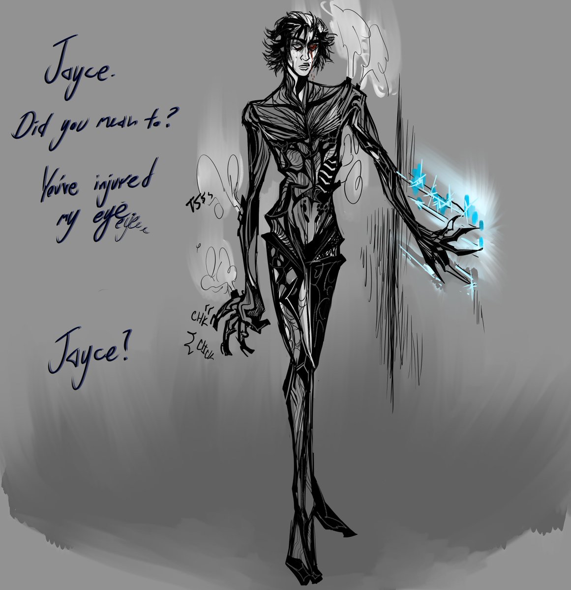 guidethyhand's tweet image. Idk I was thinking of a slightly different timeline and Viktor being a bit of a yandere freakazoid somehow idk 💙
#jayvik #viktor #jayce
