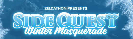 Good Morning Side Quest Winter Masquerade fans! I hope you all had a restful sleep! We are live with Day 2 of the marathon raising money for <a href="/StarlightUS/">starlightUS</a>. Tune in at twitch.tv/zeldathon for Lego Building with Legosjedi!