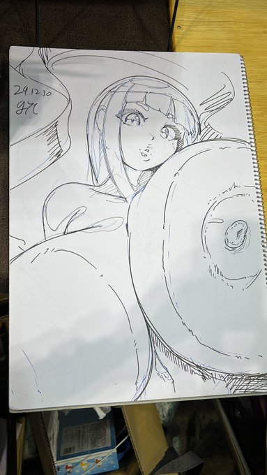 おスケブもかけたので持ってってください〜 