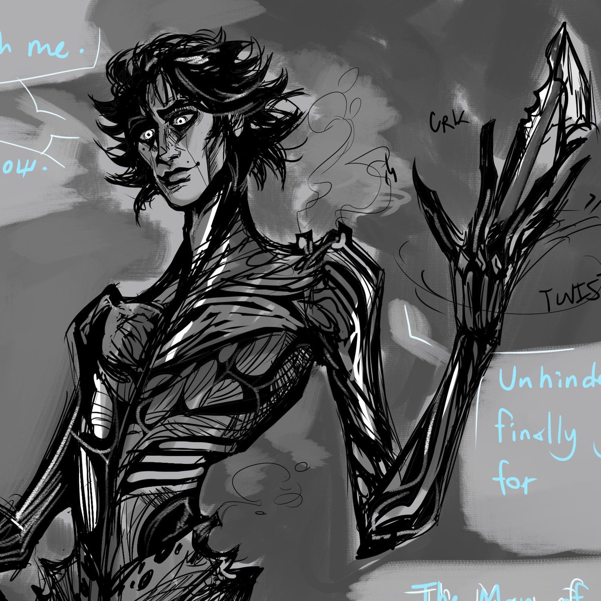 guidethyhand's tweet image. Idk I was thinking of a slightly different timeline and Viktor being a bit of a yandere freakazoid somehow idk 💙
#jayvik #viktor #jayce