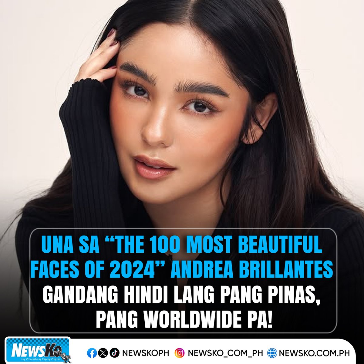 Si Andrea Brillantes ang tinanghal na Most Beautiful Face ngayong taon.

BASAHIN: newsko.com.ph/2024/12/29/una…

#NewsKoShowbiz #EntertainmentNewsPH
