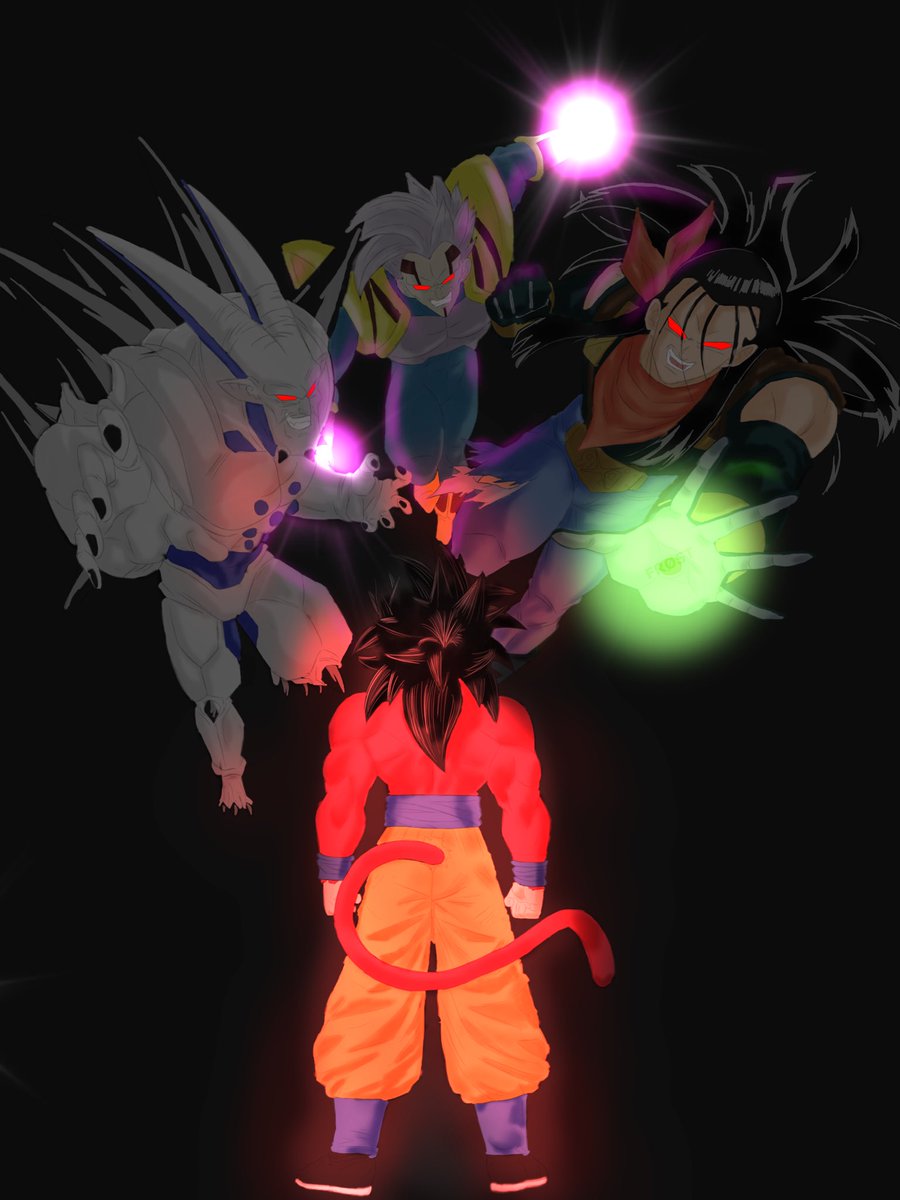 KYDFrost's tweet image. GT🐉☁️

#art #DragonBallGT #AnimeArt #DragonBall #goku