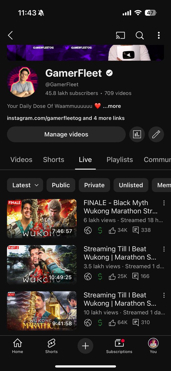 Thank you everyone for all the love and support throughout the stream ❤️🫂 Love you all ❤️ Grind continues On to the next 
P.S. Slept for straight 12 hours after this 🌚