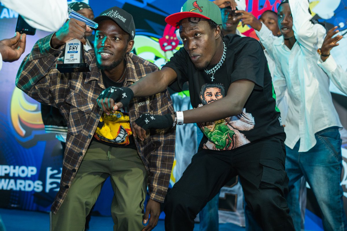 officialughha's tweet image. We had to cal it E for energy!
Northern Rapper of the year @eceeug_ also took home the collaboration of the Year award for the song Lean (with @PsychoYP )
#UGHipHopAwards2024
#UGHipHopAward24